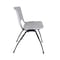 Cain Cain Round Table & Chair Set, Wood, Metal, Plastic Top, Grey TB42RNDGY47GY - alternate 7